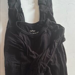 Little Sleepies Black Pajama Sleeper